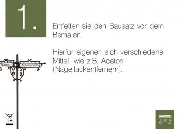 Preview: Anlagen-Architekt - 3012 - Antike Straßenschilder - Metallbausatz