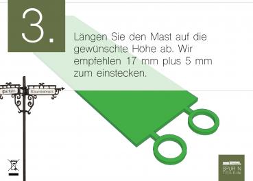 Preview: Anlagen-Architekt - 3012 - Antike Straßenschilder - Metallbausatz