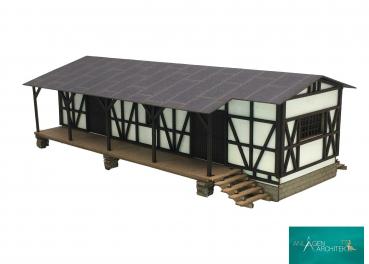 Anlagen-Architekt - 1212 - Güterschuppen Königsberg in Franken (Bausatz) - Spur TT