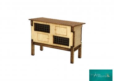 Anlagen-Architekt - 1936 - Hasenstall zweiständig (Bausatz) - Spur TT