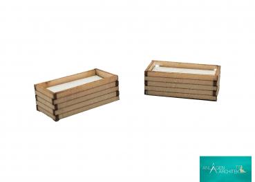 Preview: Anlagen-Architekt - 1947 - 2 Hochbeete (Bausatz) - Spur TT