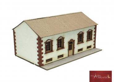 Preview: Anlagen-Architekt - 2055 / 33-32 - Gründerzeithaus eine Etage (Bausatz) - Spur Z