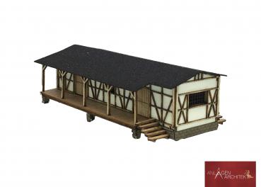 Anlagen-Architekt - 2212 - Güterschuppen Königsberg / Franken (Bausatz) - Spur Z