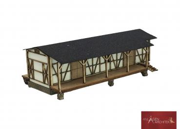 Preview: Anlagen-Architekt - 2212 - Güterschuppen Königsberg / Franken (Bausatz) - Spur Z