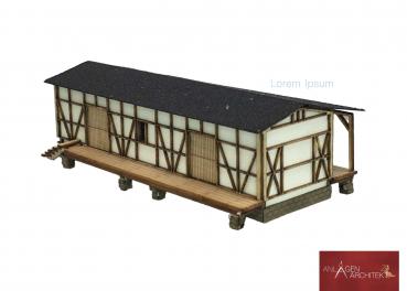 Preview: Anlagen-Architekt - 2212 - Güterschuppen Königsberg / Franken (Bausatz) - Spur Z