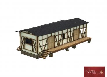 Preview: Anlagen-Architekt - 2212 - Güterschuppen Königsberg / Franken (Bausatz) - Spur Z