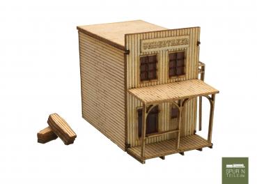 Preview: Anlagen-Architekt - 2501 / 32-10 - Wilder Westen - Undertaker (Bestatter) (Bausatz) - Spur Z