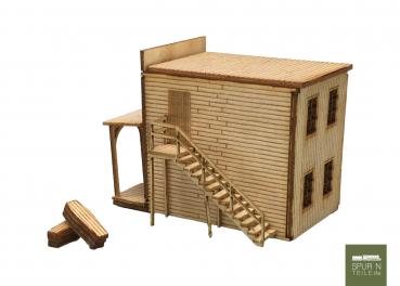 Preview: Anlagen-Architekt - 2501 / 32-10 - Wilder Westen - Undertaker (Bestatter) (Bausatz) - Spur Z