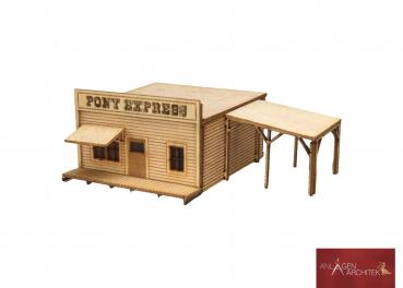 Anlagen-Architekt - 2517 / 32-29 - Wilder Westen - Pony Express (Bausatz) - Spur Z