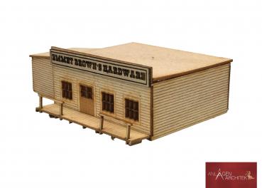 Preview: Anlagen-Architekt - 2519 / 32-29 - Wilder Westen - Emmet Brown's Hardware (Bausatz) - Spur Z