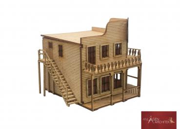 Preview: Anlagen-Architekt - 2522 / 32-32 - Wilder Westen - Kittys Palace (Bausatz) - Spur Z