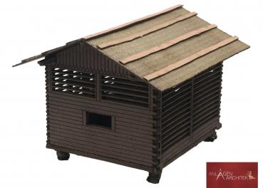 Preview: Anlagen-Architekt - 2962 / 32-11 - Heustadel (Bausatz) - Spur Z