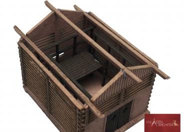 Preview: Anlagen-Architekt - 2962 / 32-11 - Heustadel (Bausatz) - Spur Z