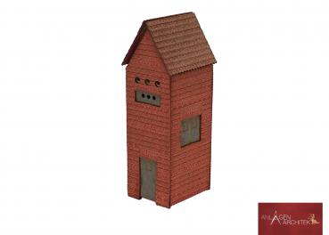 Anlagen-Architekt - 2965 / 32-50 - Trafohaus geziegelt (Bausatz) - Spur Z
