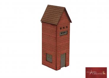 Preview: Anlagen-Architekt - 2965 / 32-50 - Trafohaus geziegelt (Bausatz) - Spur Z