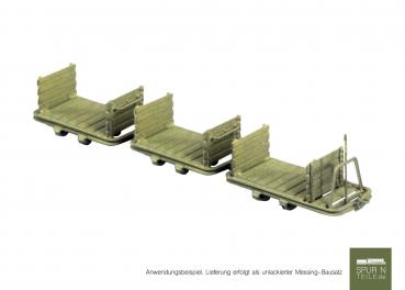 Anlagen-Architekt - 3408 / 23004 - Feldbahn 5 Stirnwandloren (Bausatz - ehemals Hammerschmid / Railino)