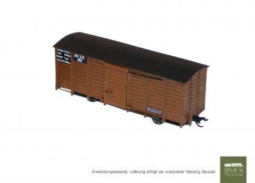 Anlagen-Architekt - 3412 / 23008 - Feldbahn Feldbahngüterwagen (Bausatz - ehemals Hammerschmid / Railino)