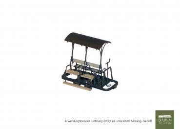 Anlagen-Architekt - 3415 / 26001 - Feldbahn 3 Personenloren (Bausatz - ehemals Hammerschmid / Railino)