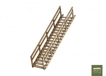 Anlagen-Architekt - 3917 - Holztreppe N (Bausatz)