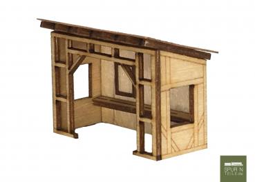 Preview: Anlagen-Architekt - 3918 - Buswartehaus (Bausatz)