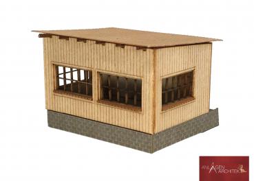 Preview: Anlagen-Architekt - 2973 - Weichenposten holz (Bausatz) - Spur Z