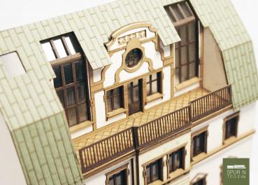 Preview: Anlagen-Architekt - 4074 - Stadthaus Waßstraße 23 / Penthaus (Bausatz)