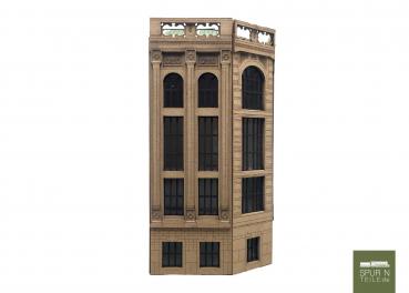 Preview: Anlagen-Architekt - 4092 - Bankhaus Brix Erweiterungsbau ecke (Bausatz)