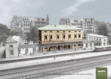Preview: Anlagen-Architekt - 4202 - Bahnhof Waßling - Hauptgebäude (Bausatz)