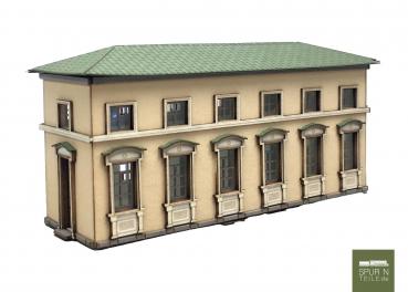 Preview: Anlagen-Architekt - 4203 - Bahnhof Waßling - Anbau "WC / Toilette" mit Arcaden (Bausatz)