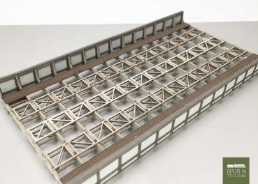Preview: Anlagen-Architekt - 4208 - Stahlbrücke 2-Gleisig (Bausatz)