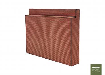 Anlagen-Architekt - 4210 - Einfaches offenes Widerlager geziegelt - Doppelgleisig - 43 mm (Bausatz)