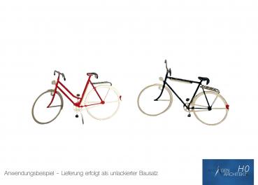 Anlagen-Architekt - 8003 - Zwei Fahrräder - je ein Damen- und Herrenfahrrad (Bausatz) - Spur H0