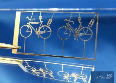 Preview: Anlagen-Architekt - 8003 - Zwei Fahrräder - je ein Damen- und Herrenfahrrad (Bausatz) - Spur H0