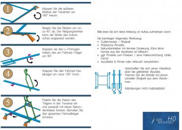 Preview: Anlagen-Architekt - 8012 - Fahrradträger - Spur H0
