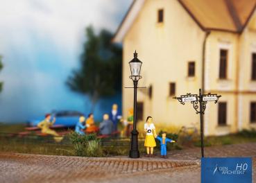 Preview: Anlagen-Architekt - 8052 - Gaslaterne klein Bausatz - Spur H0