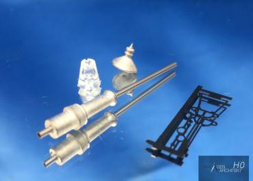 Preview: Anlagen-Architekt - 8052 - Gaslaterne klein Bausatz - Spur H0