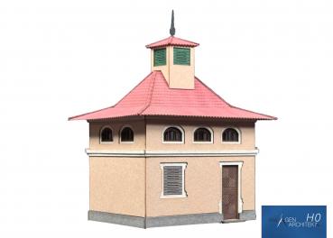 Anlagen-Architekt - 8217 - Trafohaus Gründerzeit (Bausatz) - Spur H0