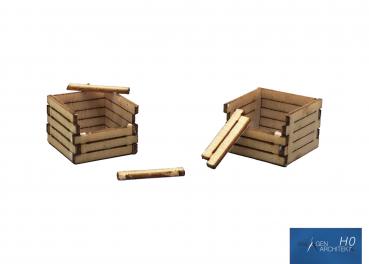 Anlagen-Architekt - 8945 - 2 Kompostsilos (Bausatz) - Spur H0 - ehemals Micro Welten 21-31