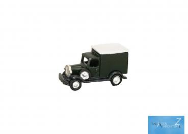 MARKS Metallmodellclassic's - 0501 - Ford A Kastenwagen Auto dunkelgrün inklusive OVP - Spur Z