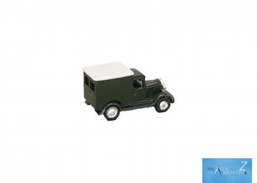 Preview: MARKS Metallmodellclassic's - 0501 - Ford A Kastenwagen Auto dunkelgrün inklusive OVP - Spur Z