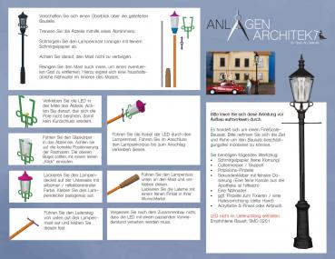Preview: Anlagen-Architekt - 3052 - Gaslaterne (Bausatz)