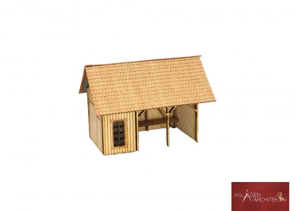 Anlagen-Architekt - 2232 / 37-30 - Wartehaus Miesenbach (Bausatz) - Spur Z
