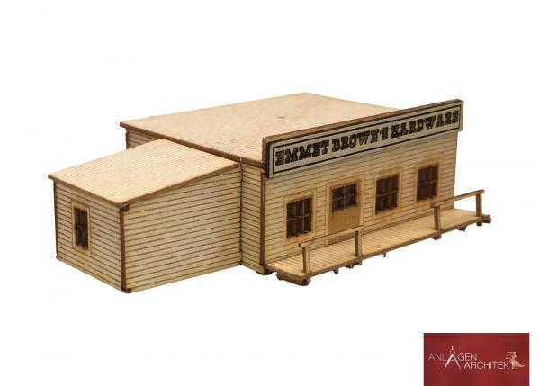 Anlagen-Architekt - 2519 / 32-29 - Wilder Westen - Emmet Brown's Hardware (Bausatz) - Spur Z
