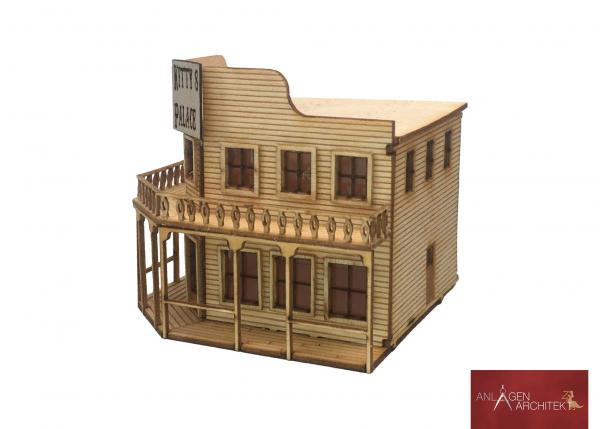 Anlagen-Architekt - 2522 / 32-32 - Wilder Westen - Kittys Palace (Bausatz) - Spur Z