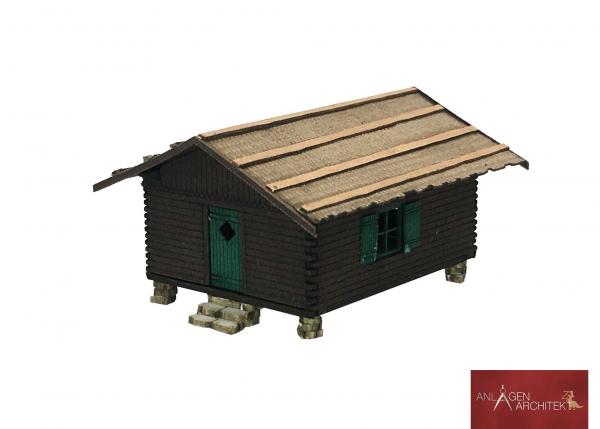 Anlagen-Architekt - 2961 / 32-10 - Almhütte (Bausatz) - Spur Z