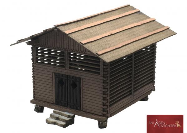 Anlagen-Architekt - 2962 / 32-11 - Heustadel (Bausatz) - Spur Z