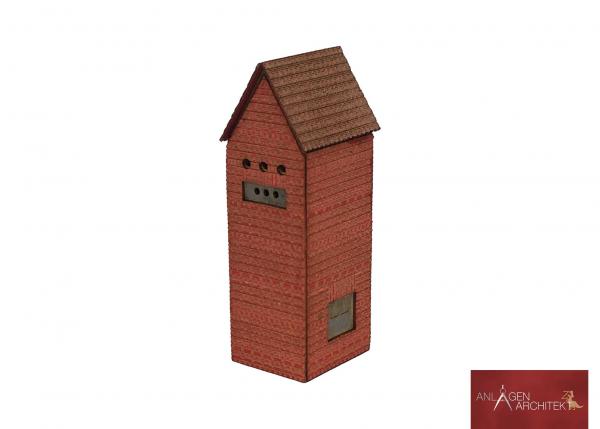 Anlagen-Architekt - 2965 / 32-50 - Trafohaus geziegelt (Bausatz) - Spur Z
