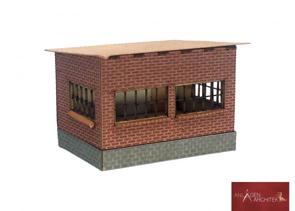 Anlagen-Architekt - 2972 - Weichenposten geziegelt (Bausatz) - Spur Z