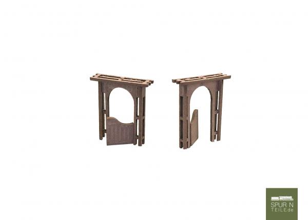 Anlagen-Architekt - 3903 - Pergola mit Gartentor (2 Stück)