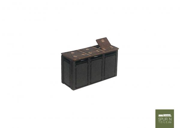 Anlagen-Architekt - 3908 - Mülltonnenunterstand modern (Bausatz)